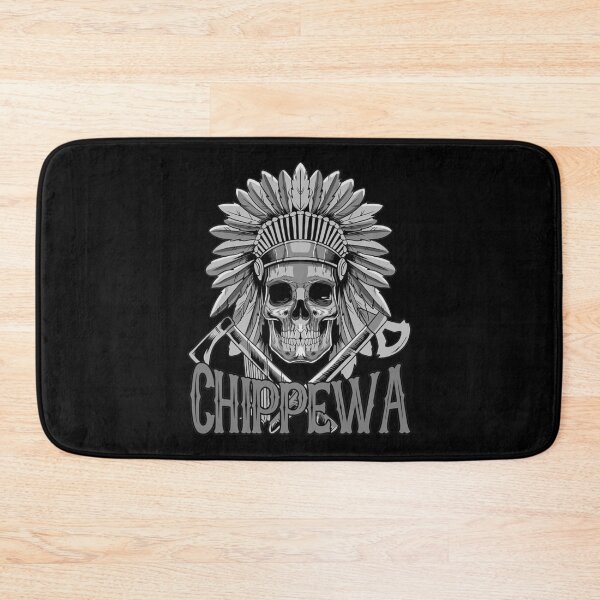 Item preview, Chippewa Skull & Headdress Native American Chippewa Heritage T-Shirt designed and sold by ebonigail.