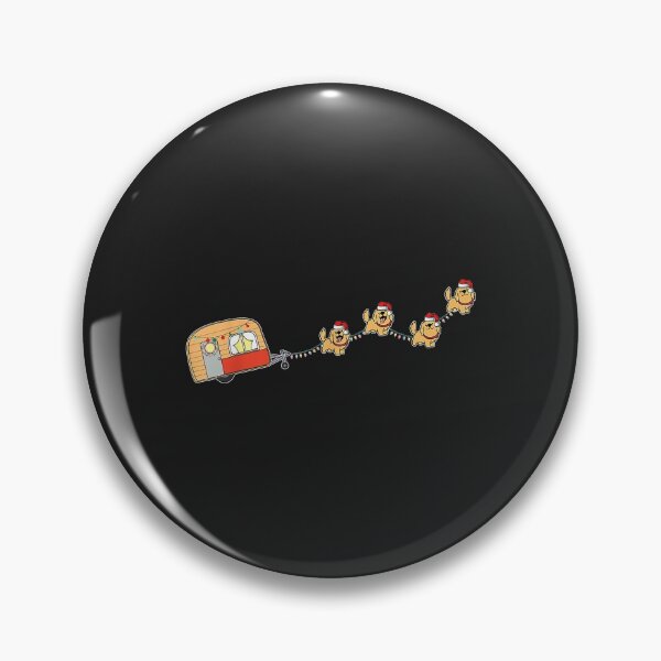 Artikelvorschau, Camper Van Christmas Golden Retriever Sleigh X-mas Pyjama entworfen und verkauft von AnitaJGreenspan.