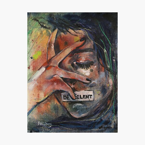 Item preview, Be Silent designed and sold by Sara Riches.