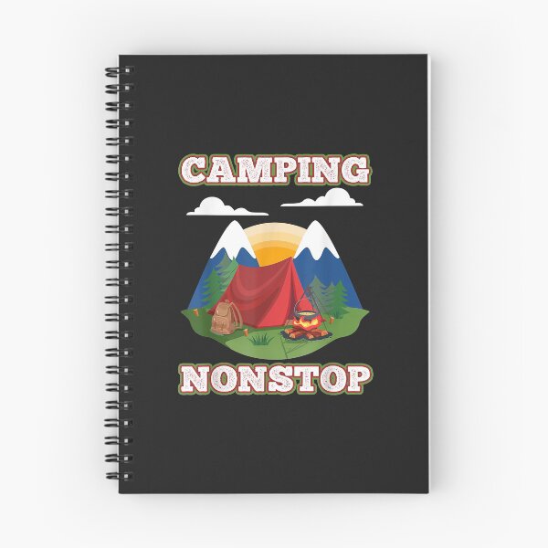 Item preview, Camping nonstop tent mountain forest fun hiking adventure designed and sold by AnitaJGreenspan.