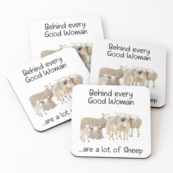 Item preview, Behind every good woman are a lot of sheep designed and sold by maithithuha.
