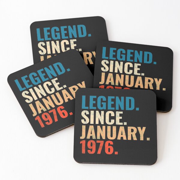 Item preview, Legend Since January 1976 Retro Vintage designed and sold by Teelogic.