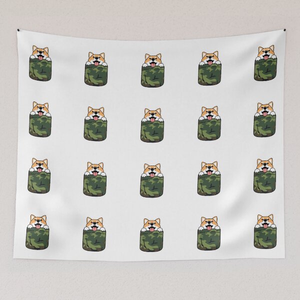 Item preview, SHIBA INU ARMY POCKET designed and sold by SamiJanelle.