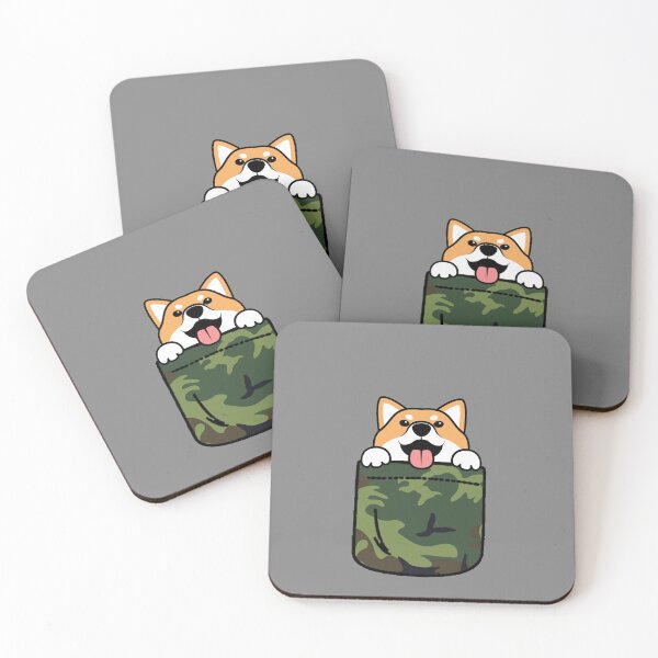 Item preview, SHIBA INU ARMY POCKET designed and sold by SamiJanelle.