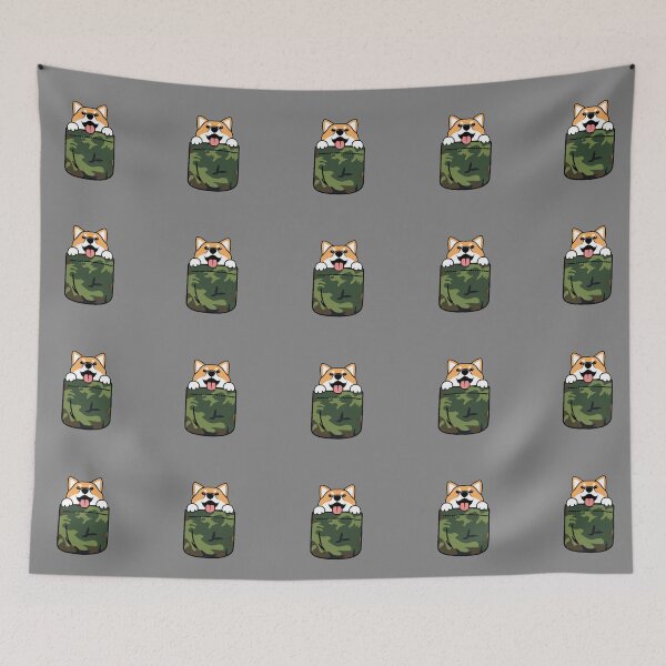 Item preview, SHIBA INU ARMY POCKET designed and sold by SamiJanelle.