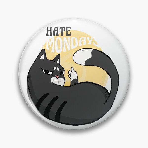 Item preview, Hate Mondays Cat  designed and sold by Artrographic.