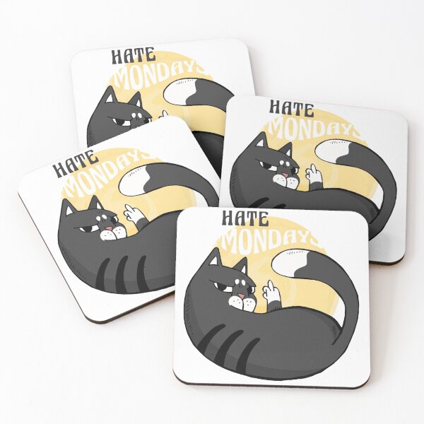 Item preview, Hate Mondays Cat  designed and sold by Artrographic.