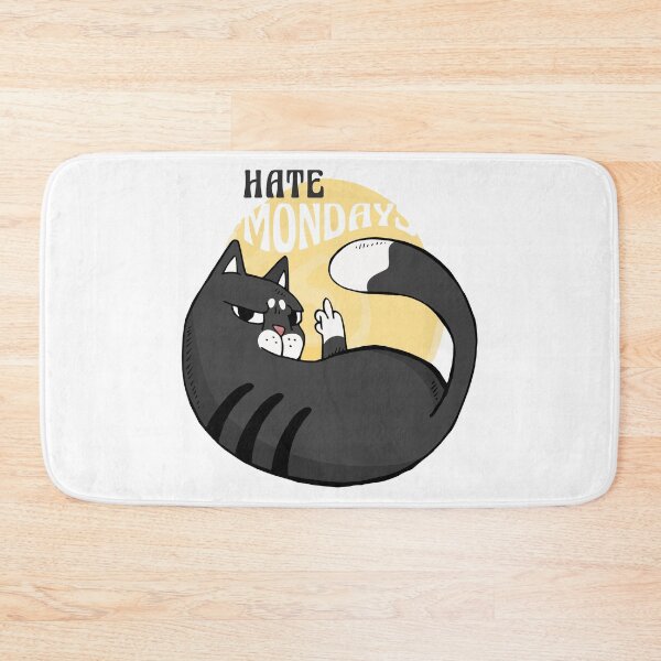 Item preview, Hate Mondays Cat  designed and sold by Artrographic.