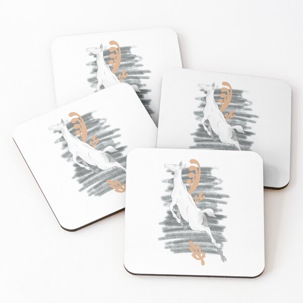 Item preview, Deer Abstract Sketch Composition  designed and sold by Tayastore.