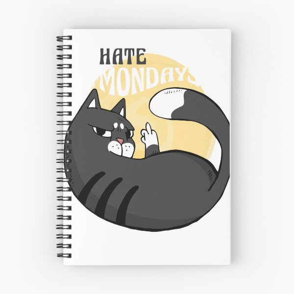 Item preview, Hate Mondays Cat  designed and sold by Artrographic.