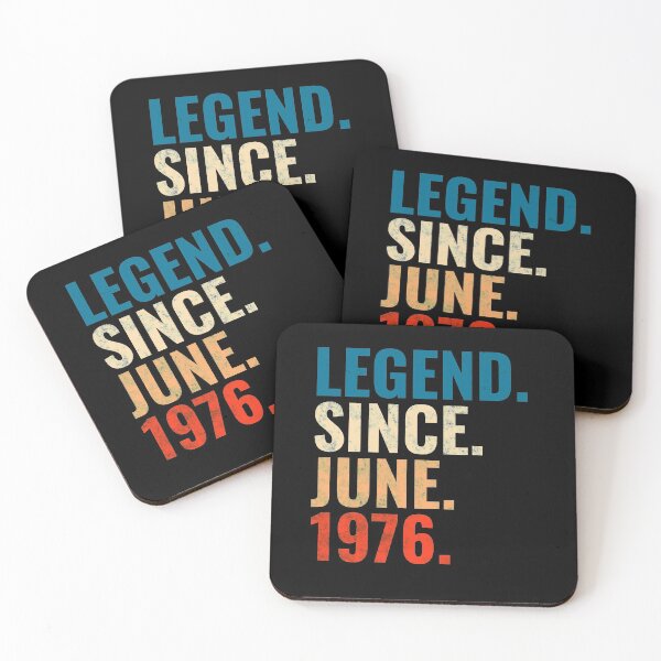 Item preview, Legend Since June 1976 Retro Vintage designed and sold by Teelogic.