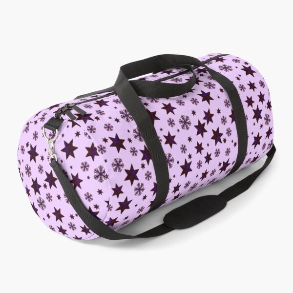 Item preview, Stars & Snowflakes SHADOWED Pattern: Dark Purple designed and sold by PawsitiveMum.