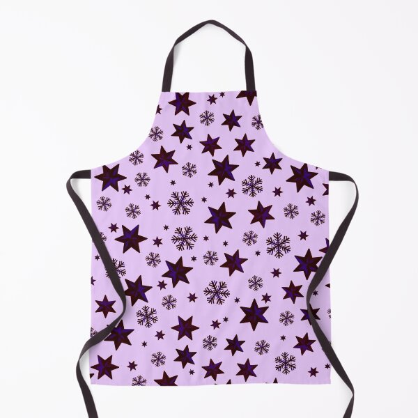 Item preview, Stars & Snowflakes SHADOWED Pattern: Dark Purple designed and sold by PawsitiveMum.