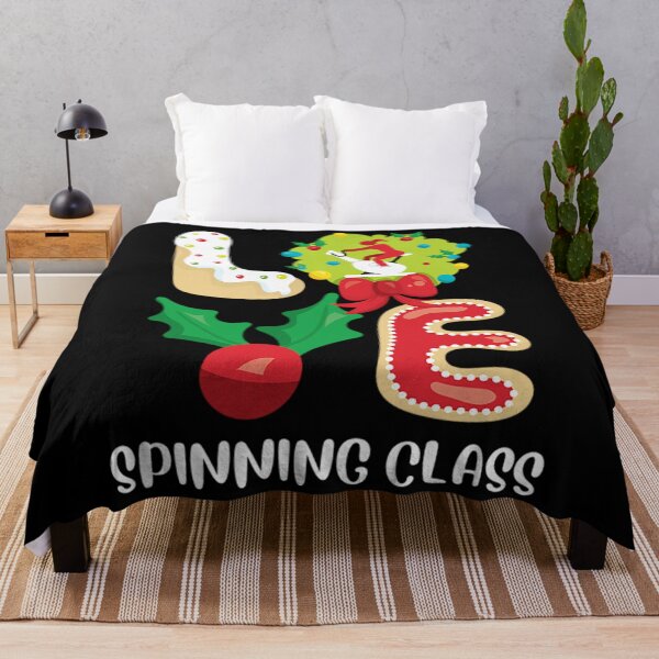 Item preview, Christmas 2021 T-ShirtChristmas LOVE Spinning Class Online Fitness Spin Training designed and sold by VerJethro.