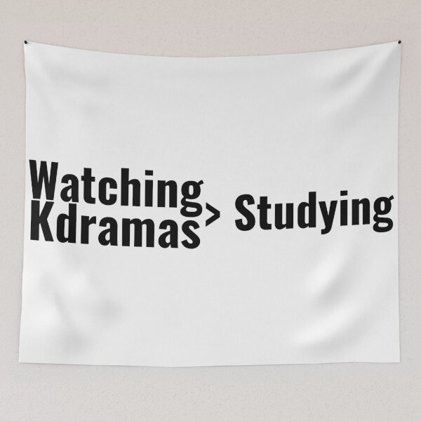 Item preview, Watching Kdramas > Studying designed and sold by Edenjodie.