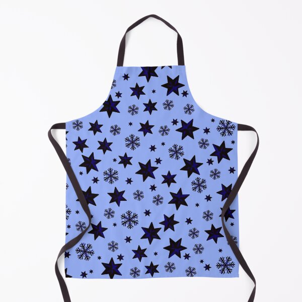Item preview, Stars & Snowflakes SHADOWED Pattern: Navy designed and sold by PawsitiveMum.