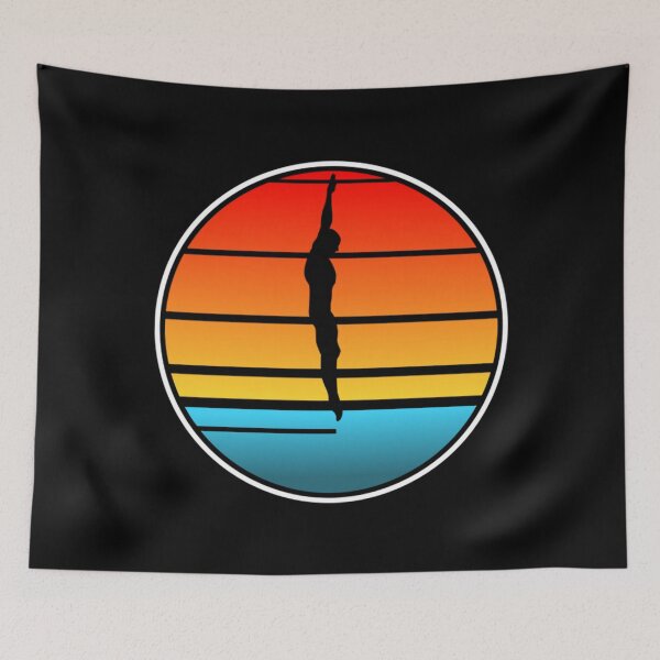Item preview, High Diving T-ShirtSpringboard Water Diver designed and sold by VerJethro.
