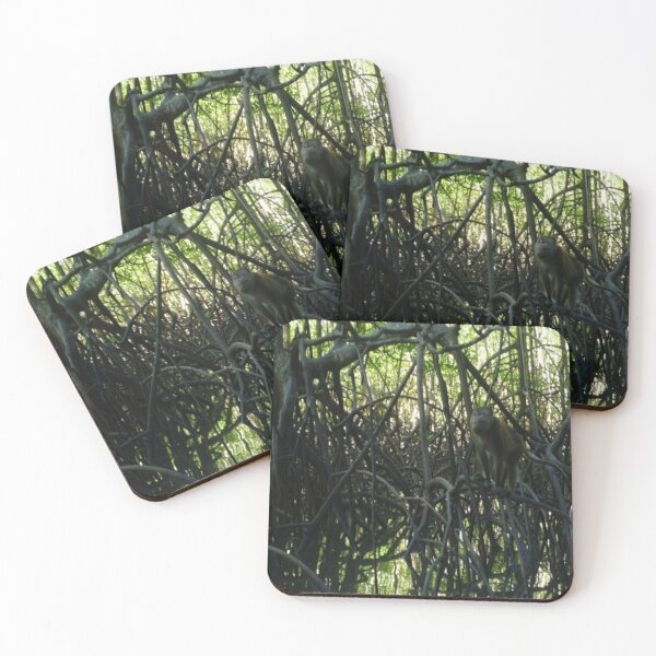 Item preview, Monkey climbing in manrove forest designed and sold by asharpriest.