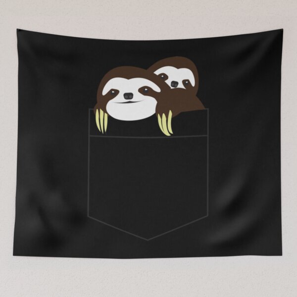 Item preview, 2 Pocket Sloths Lightweight Sweatshirt designed and sold by andreearnest.