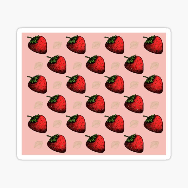 Fancy Strawberry Cow | Sticker