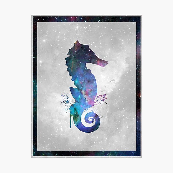 Galaxy Series (Seahorse) Photographic Print