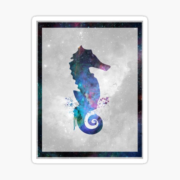 Galaxy Series (Seahorse) Sticker