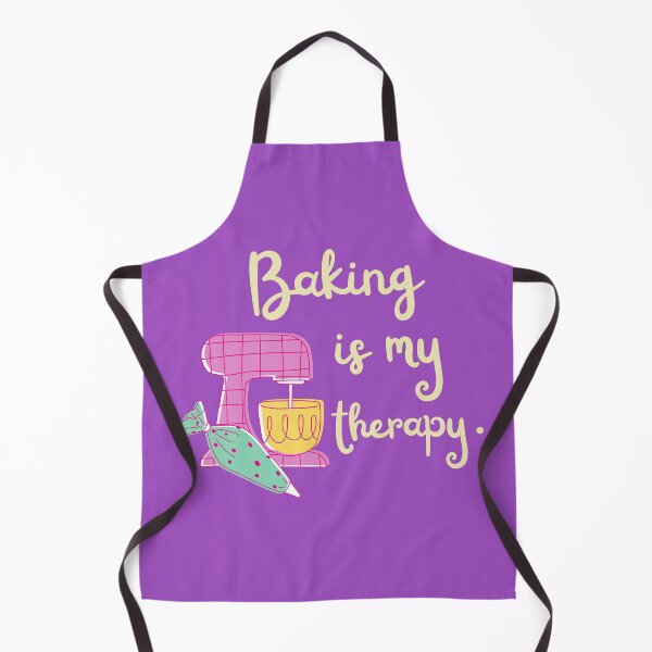 Item preview, Baking Is My Therapy. designed and sold by expatessentials.