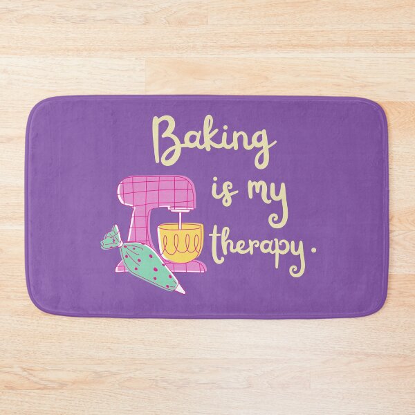 Item preview, Baking Is My Therapy. designed and sold by expatessentials.