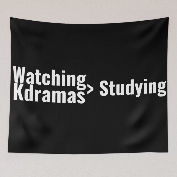 Item preview, Watching Kdramas > Studying designed and sold by Edenjodie.
