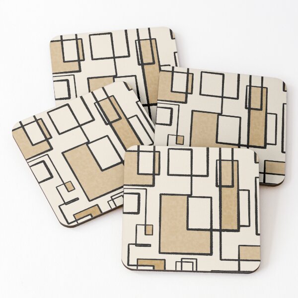 Item preview, Piet Composition - Mid-Century Modern Minimalist Geometric Abstract designed and sold by kierkegaard.