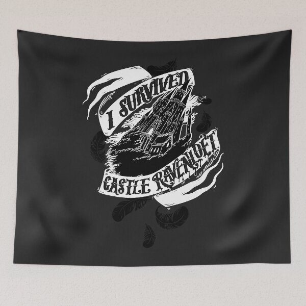 Item preview, "I Survived Castle Ravenloft" - Curse of Strahd Essential designed and sold by LallowJoshua.