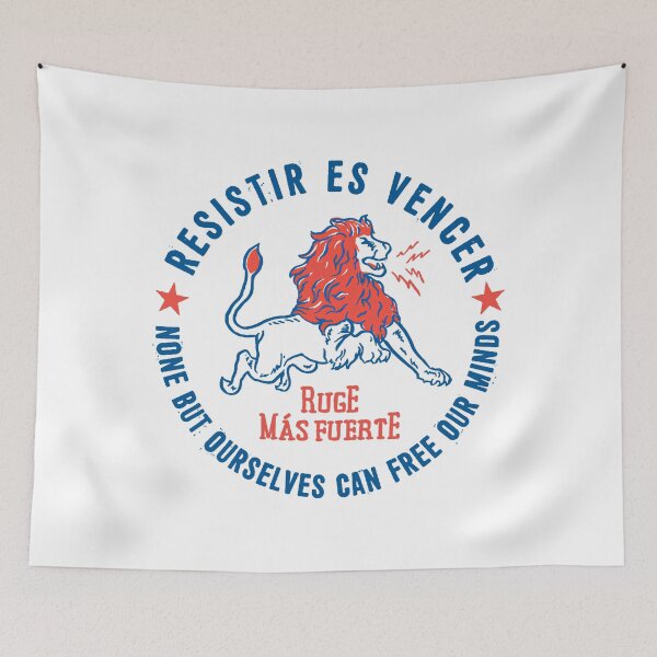 Item preview, Resistir es Vencer - Lion Emblem  designed and sold by Monarch116.