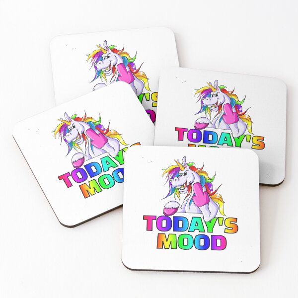 Item preview, Today's Mood-Cranky Unicorn Gift idea for adults designed and sold by BRtisticDesigns.