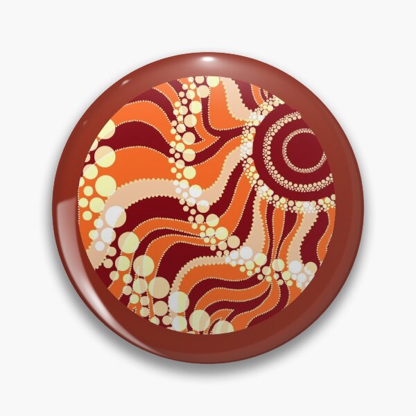 Item preview, Circle sunbeam dot art designed and sold by DoesArtAndStuff.