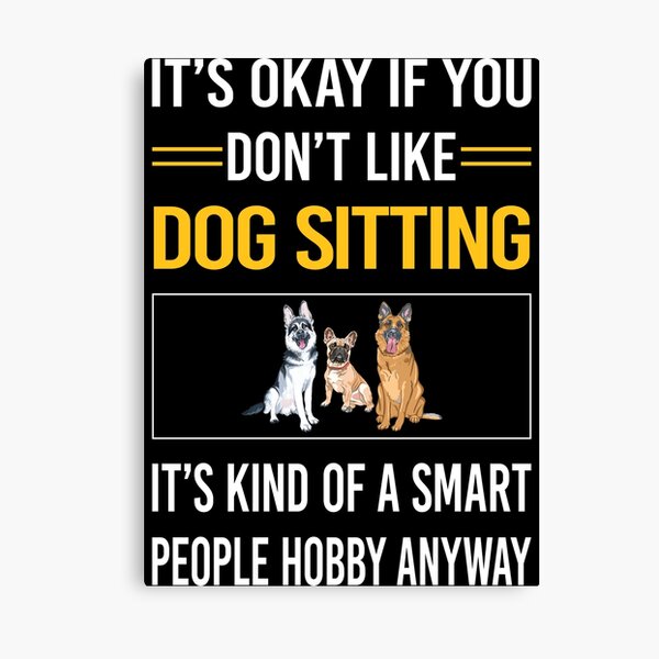 Item preview, Funny Smart People Dog Sitting designed and sold by fatherbarliman.
