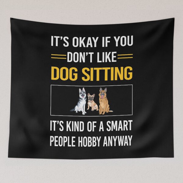Item preview, Funny Smart People Dog Sitting designed and sold by fatherbarliman.