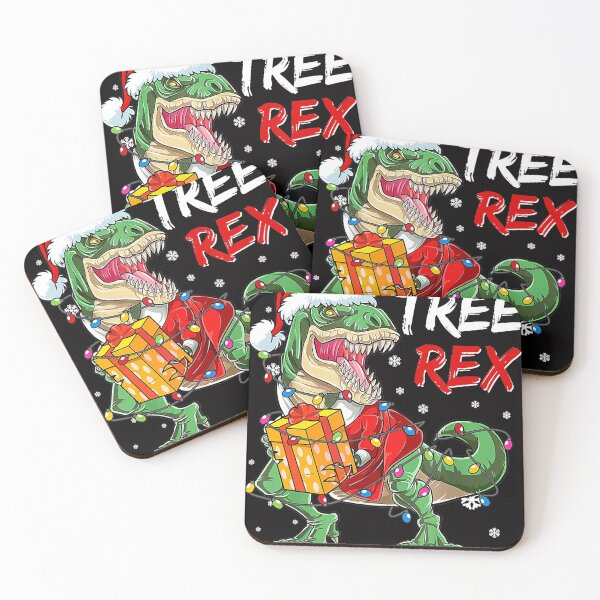 Item preview, Tree Rex T-rex Santa Dinosaur Christmas Adult Kids Boys designed and sold by JodyBoling.