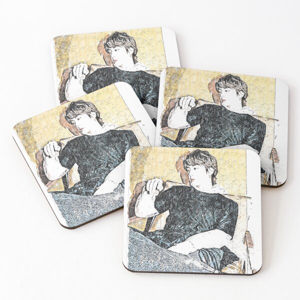Item preview, Jin BTS Bangtan Boys K-Pop Idol Group Member 방탄소년단 Butter Concept Sketch Artwork 02 designed and sold by mauveswancom.