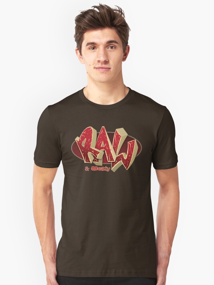 Alternate view of Raw & Meaty Slim Fit T-Shirt