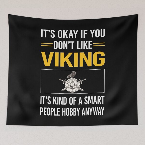 Item preview, Funny Smart People Viking designed and sold by jiggleterrified.