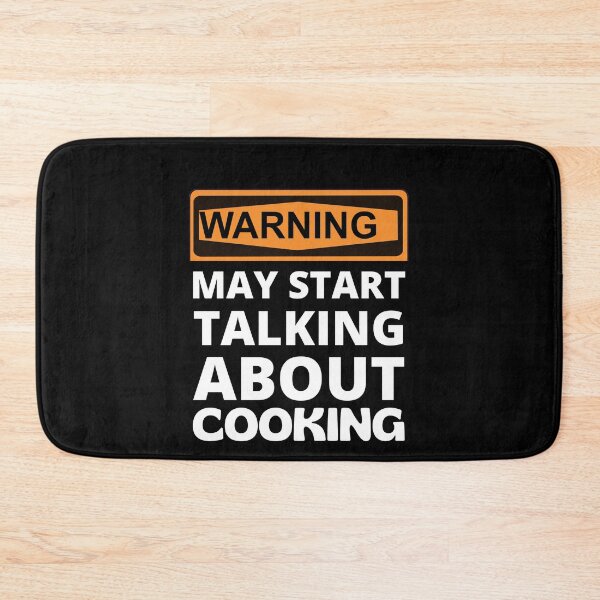 Item preview, Warning May Start Talking About Cooking Shirt For Food Lovers designed and sold by RGRamsey.