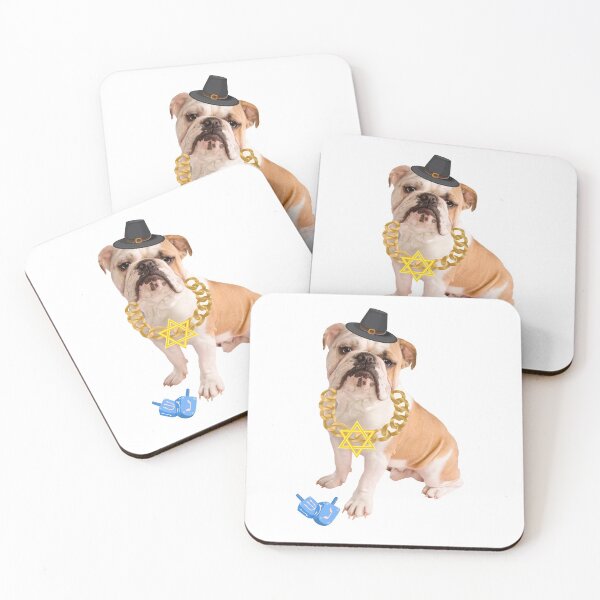 Item preview, Hanukkah English Bulldog designed and sold by ArtofMac.