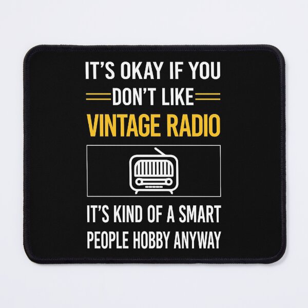 Item preview, Funny Smart People Vintage Radio designed and sold by jiggleterrified.