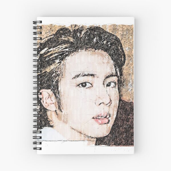 Item preview, Jin BTS Bangtan Boys K-Pop Idol Group Member 방탄소년단 Butter Face Sketch Artwork 01 designed and sold by mauveswancom.