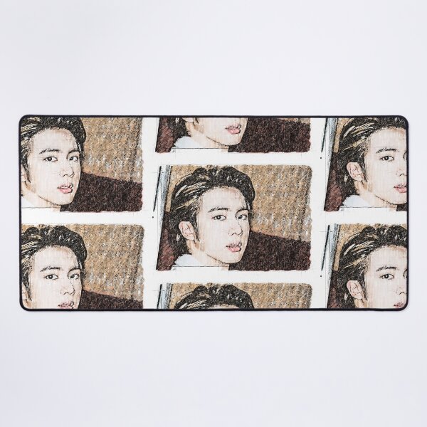 Item preview, Jin BTS Bangtan Boys K-Pop Idol Group Member 방탄소년단 Butter Face Sketch Artwork 01 designed and sold by mauveswancom.
