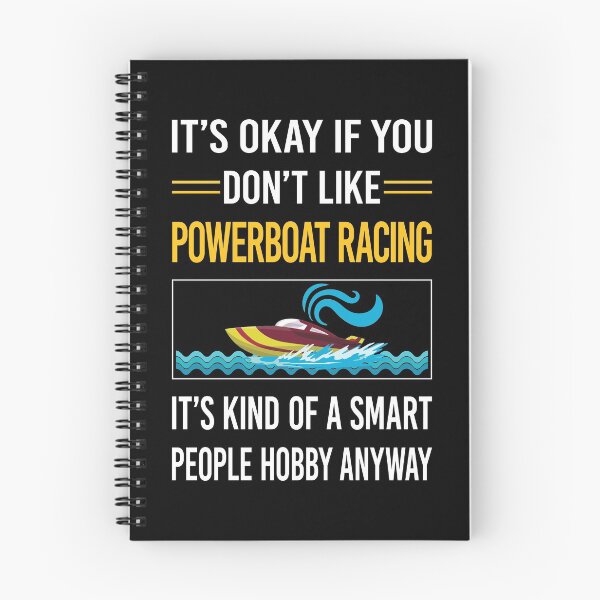Item preview, Funny Smart People Powerboat Racing designed and sold by RandalDavis.