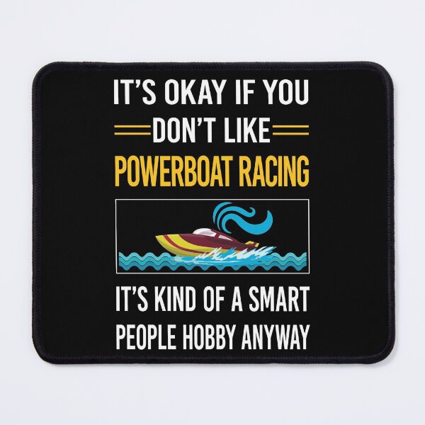 Item preview, Funny Smart People Powerboat Racing designed and sold by RandalDavis.