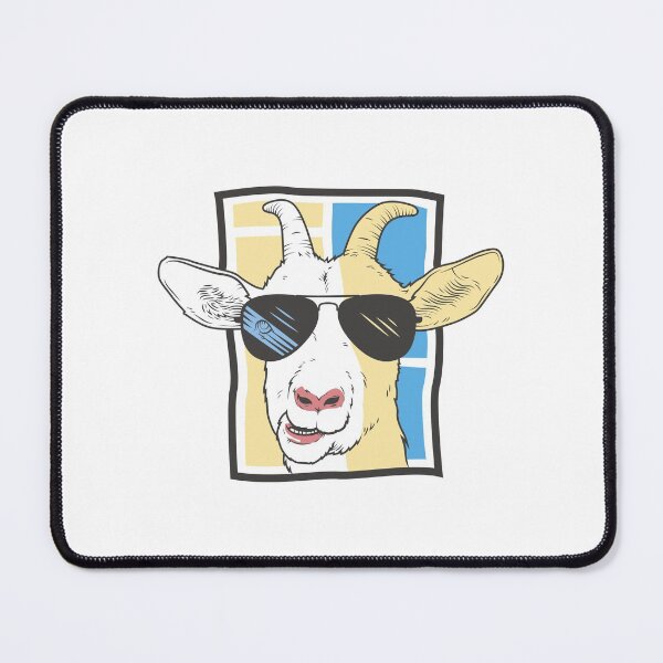 Item preview, Goat with sunglasses designed and sold by DerSenat.