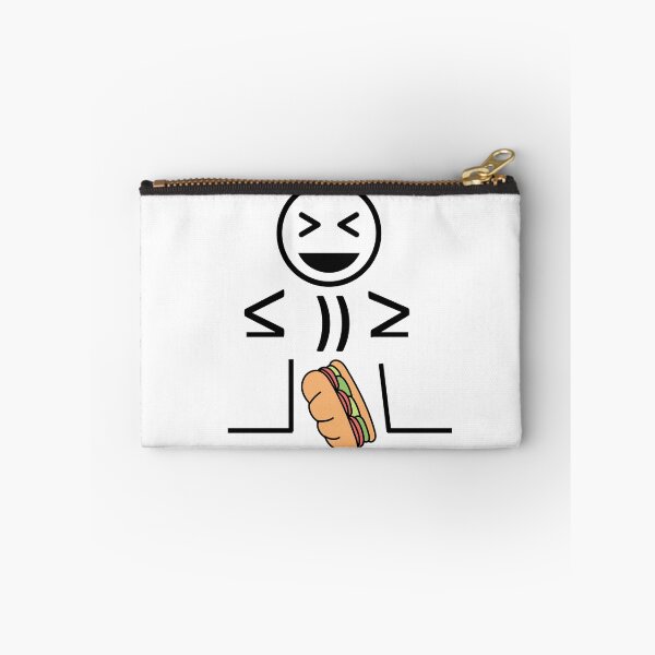 Item preview, emoji - Confident Emoji fullbody with sandwich designed and sold by jujupey.
