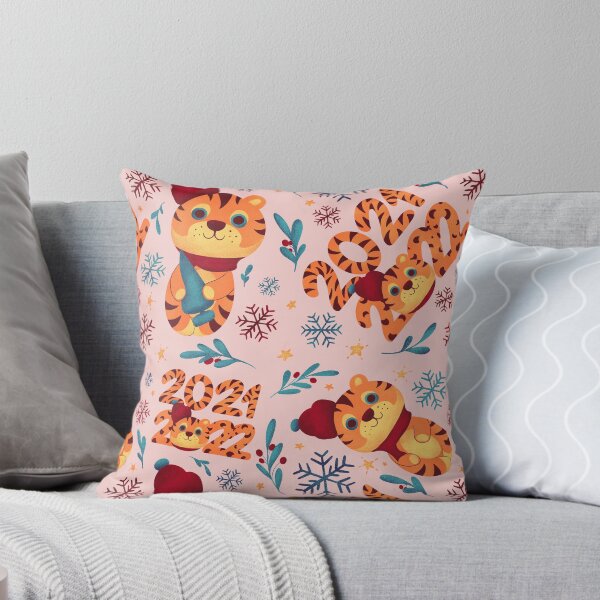 Item preview, Cute Christmas tiger. Xmas 2022 illustration  designed and sold by Deviarty.